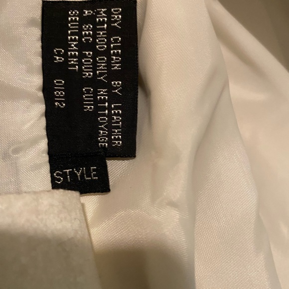 Opera Vintage White Leather Jacket - Picture 4 of 4